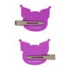 Sanrio Kuromi Bangs Clip ABS Set of and Ages 484407 (Tokonatsu Vacation) & Steel, 2, Right-Facing Left-Facing, 3+,