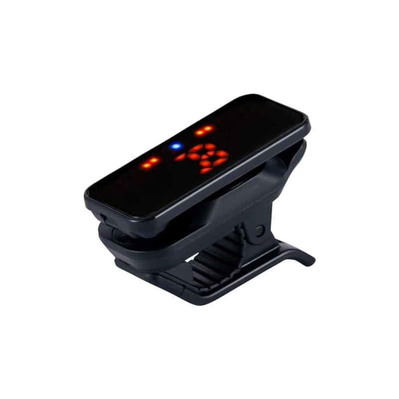 KORG Pitchclip 2+ Guitar/Bass Clip Tuner - Lightweight, 18 Hours Continuous Operation, Adjustable Angle, Left-Handed Compatible, Black PC-2+