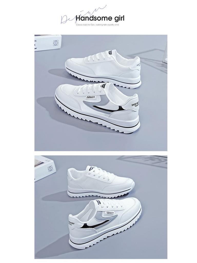 Versatile Women's Forrest Gump Shoes 2024: Breathable Korean Style Running Shoes for Spring & Autumn, Ideal for Students (Model B611).