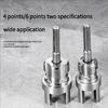 Portable Pipes Threading Tool Set With Ergonomic Hex Handle Plumbing Threading Equipment For DIY And Professional Use