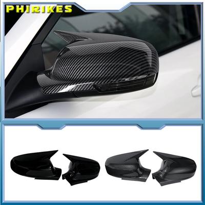 For Mazda 6 2013 2014 2015 2016 Car Accessories Door Side Wing Rearview Mirror Cover Shell Housing Carbon Fiber 1 Pair