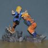 Anime Dragon Ball Z Super Saiyan Son Gohan Android 18 Lazuli Battle Ver. PVC Action Figure DBZ Statue Collection Model Toys Doll