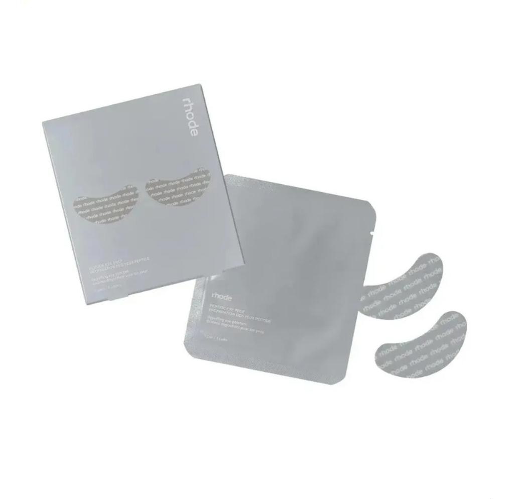 Rhode Peptide Eye Prep Patches, 6 Pairs Depuffing Under Eye Patches, Peptide Infused Eye Masks to Refresh and Soothe Tired Under Eye Area