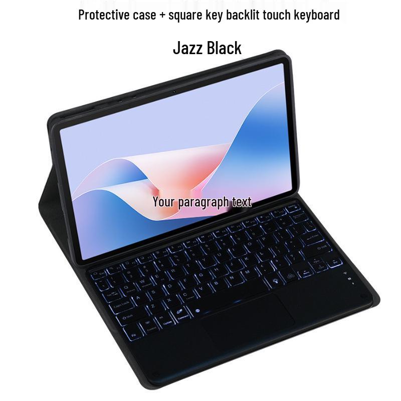 Cross-border Compatible Honor 10Pro 11.5-inch Tablet Case with 7-Color Backlit Wireless Bluetooth Keyboard