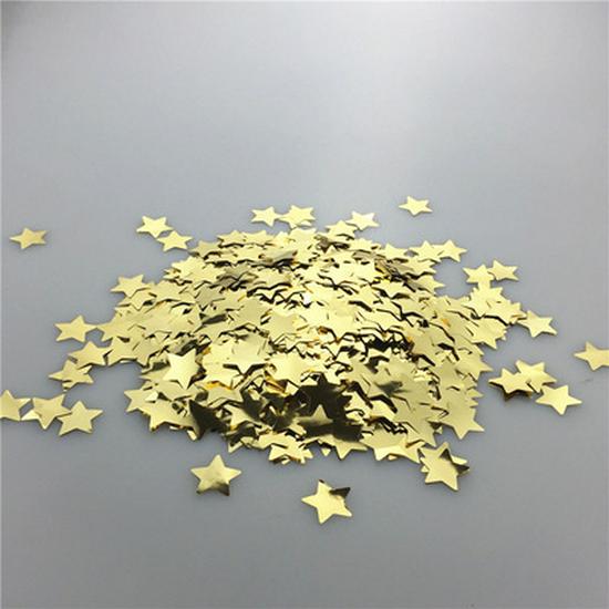 Transparent Round Sequin Balloon Fillers with Flower Petals - 1.5cm Aluminum Foil Pieces