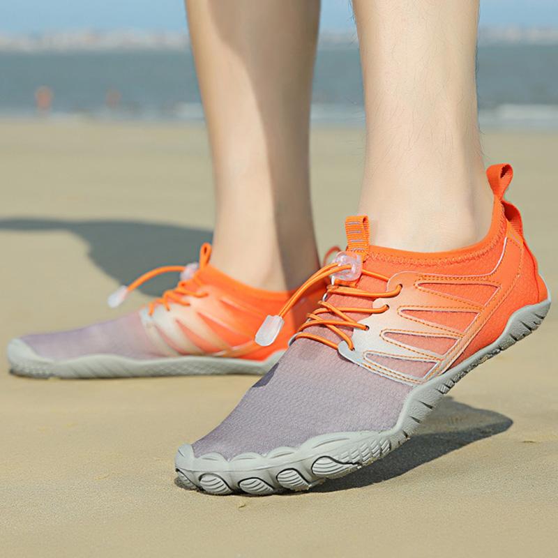 Sommer Explosion Auqa Schuhe Schnürschuhe Schnelltrocknend Atmungsaktiv Strand Schwimmschuhe Paare Farbverlauf Surfing Sneakers