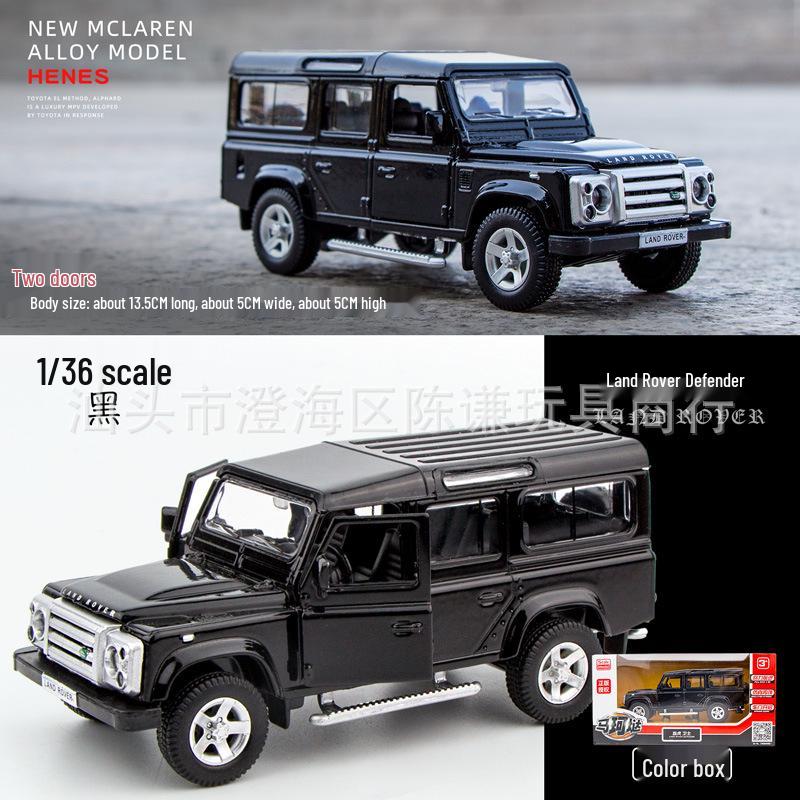 Mercedes-Benz G63 Alloy Land Rover & McLaren Pull-Back Metal Toy Car Set for Kids
