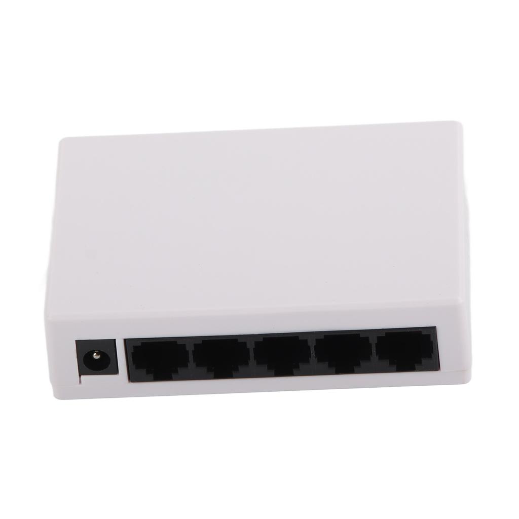 5 Port 10100Mbps Ethernet Switch Plug and Play Unmanaged Home Network Switch Hub Office Ethernet