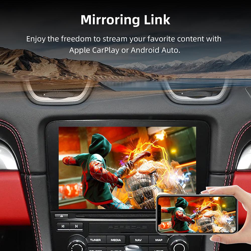 OEM Screen Upgrade Wireless Carplay Auto For Porsche Cayenne Macan 911 W/ PCM 4.0 2017-2018 Mirror-Link