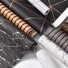 3D Geometric Grill Brick Marble Waterproof Self-adhesive Wallpaper Home BackgroundHome Decor Wall Sticker