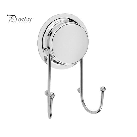 

1/4 шт. крючки на присосках для ванной комнаты прочные несущие водонепроницаемые простые в установке крючки для хранения полотенец без сверления 1pc серебряный