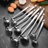 Stainless Steel Soup Spoon Ladle with Colander for Household or Restaurant Use