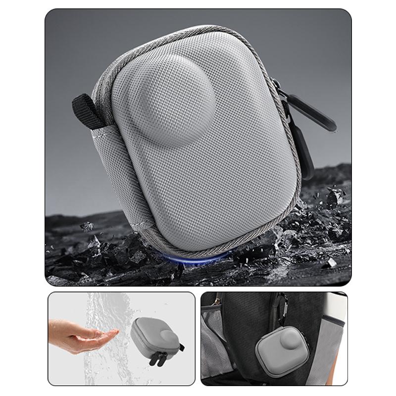 Portable Mini Storage Bag For Insta360 Go Ultra Sport Camera Protector Storage Case Pu Bag Accessories