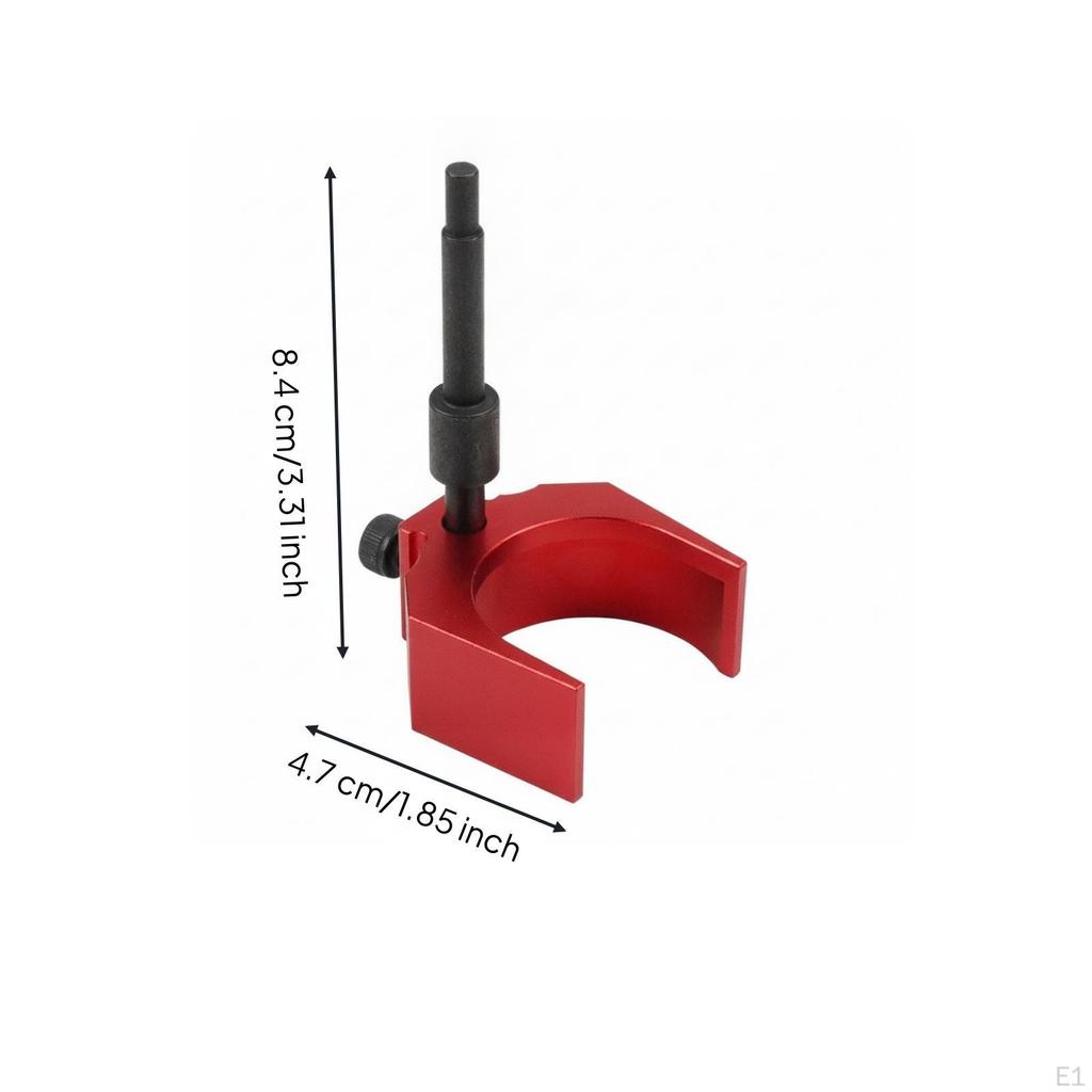 Aluminum Adjustment Tool Red and Black UConfiguration Clamp Compact