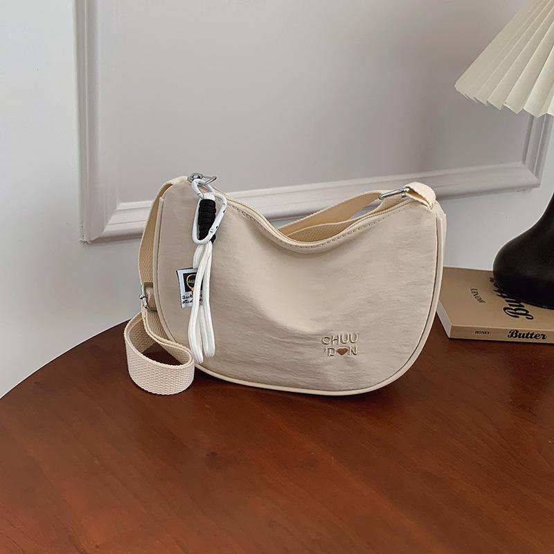 Fashion pillow bag summer new solid color small square bag simple shoulder bag crossbody bag underarm bag