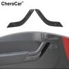 Carbon Fiber Interior Door Handle Trim Cover Strips For Jeep Wrangler JK 2011-17