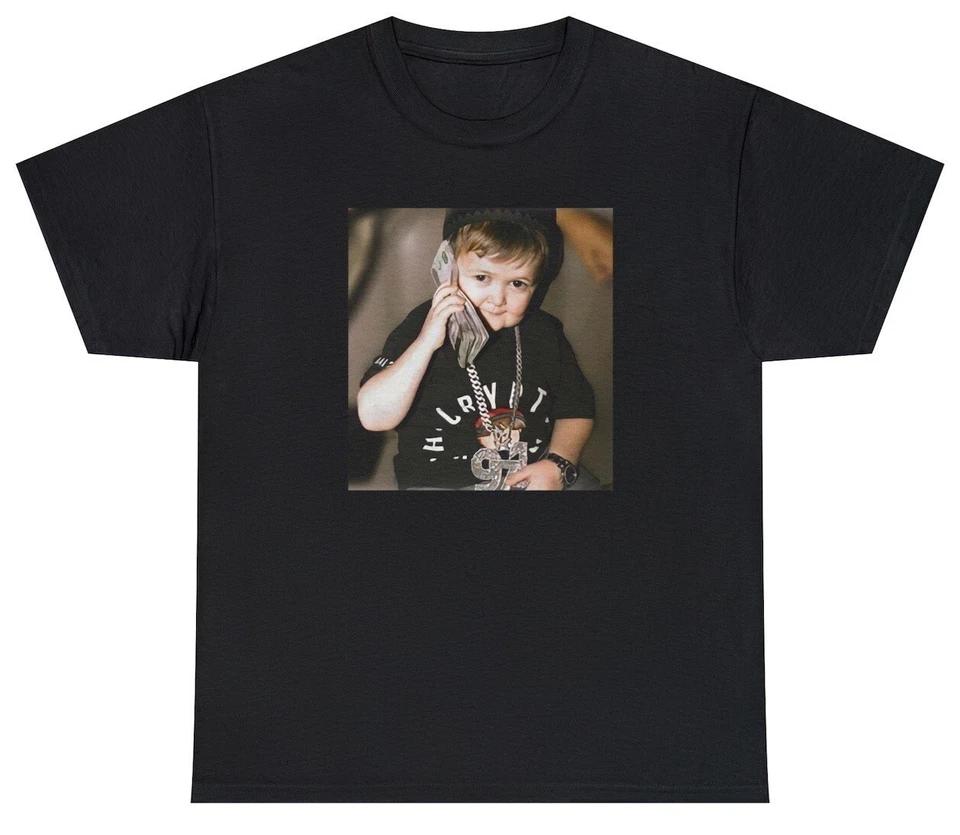 Hasbulla T Shirt Funny Meme Holding Money Flexing Cash Novelty Humor Tee 3XL