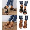 Grenzüberschreitende Mode im römischen Stil Vintage Damen-Sandalen mit weicher Sohle und bequemem Keilabsatz
