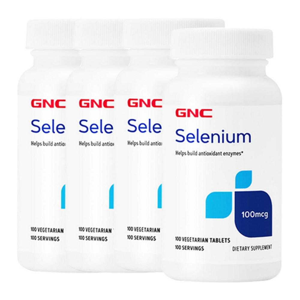 SELENIUM GNC Selenium 100mcg 100 Tablets 4 Pcs