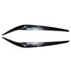Car Front Headlight Eyebrows Eyelids For BMW 5 Series G30 525i 530i 2017-2025 Eyelash Head Light Lamp Stickers Trims Body Kits