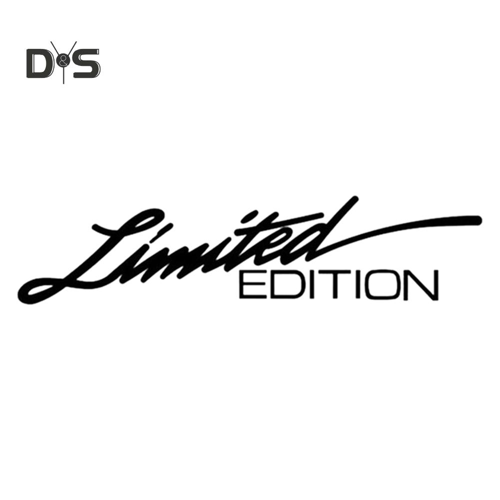 DYS Auto Shop Limited Edition Letter Avtagbar Bil Auto Body Bumper Decal Stickers Decoration