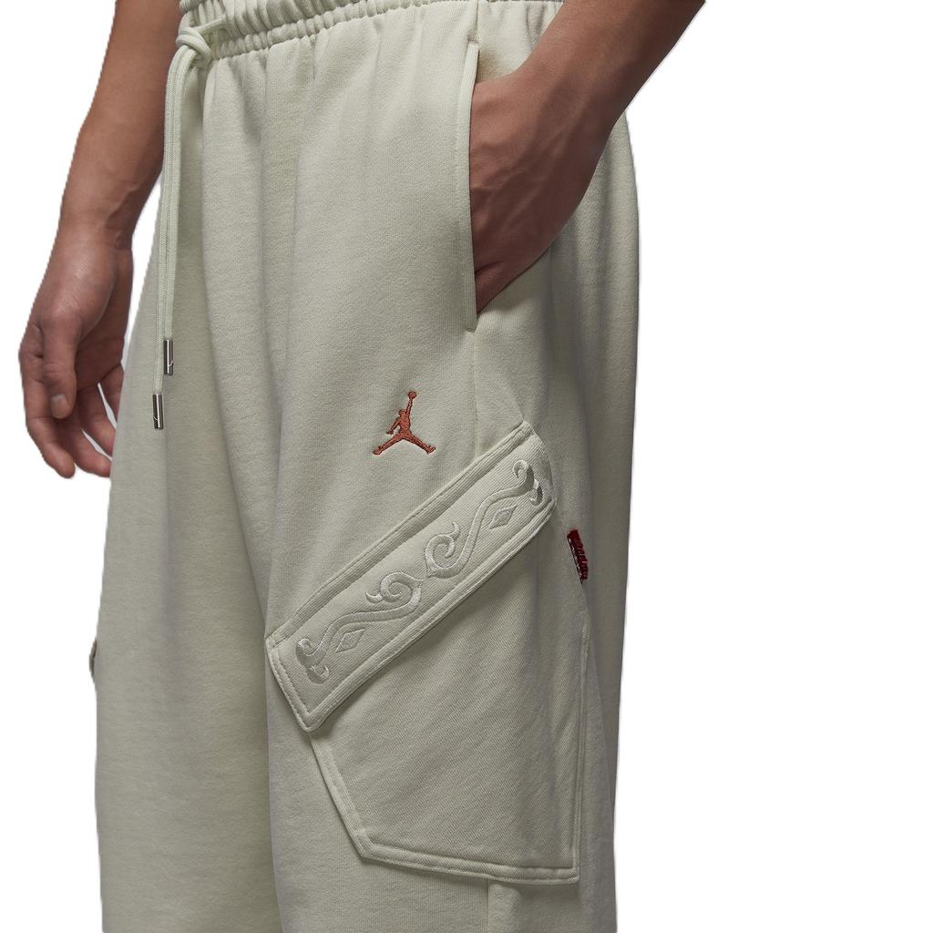 Jordan Flight Fleece Year Of The Horse Limited Edition CNY New Year Knit Drawstring Thin Fleece Sweatpants Men bottoms IQ3952-090