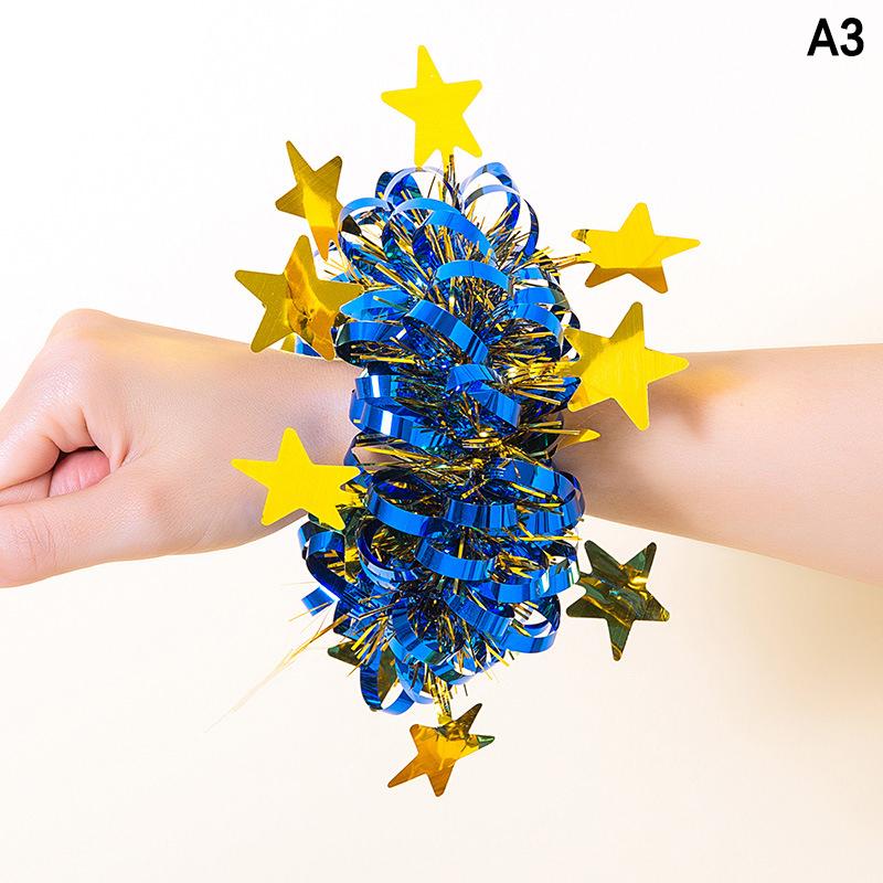 2Pcs Kids Game Pom Poms Apply To Sports Game 27 Styles Practical Cheerleading Cheering Flower Ball Sports Games Bracelet