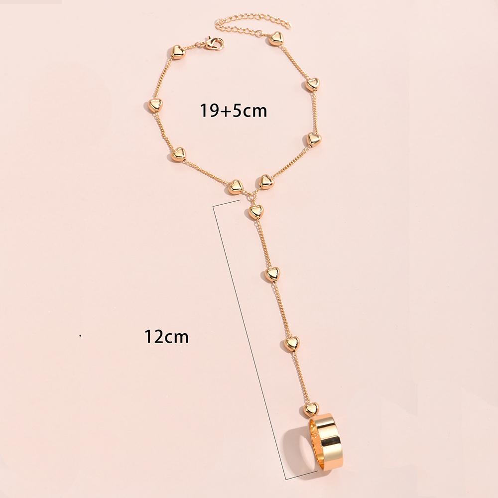 Bracciale A Catena Mano In Oro Per Donna - Delicato Gioiello Antiosidante, Regalo Di Moda