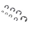 225pcs Collection of Manganeses Steel E Types Circlips for Professional Mechanics and Projects With Storage Box