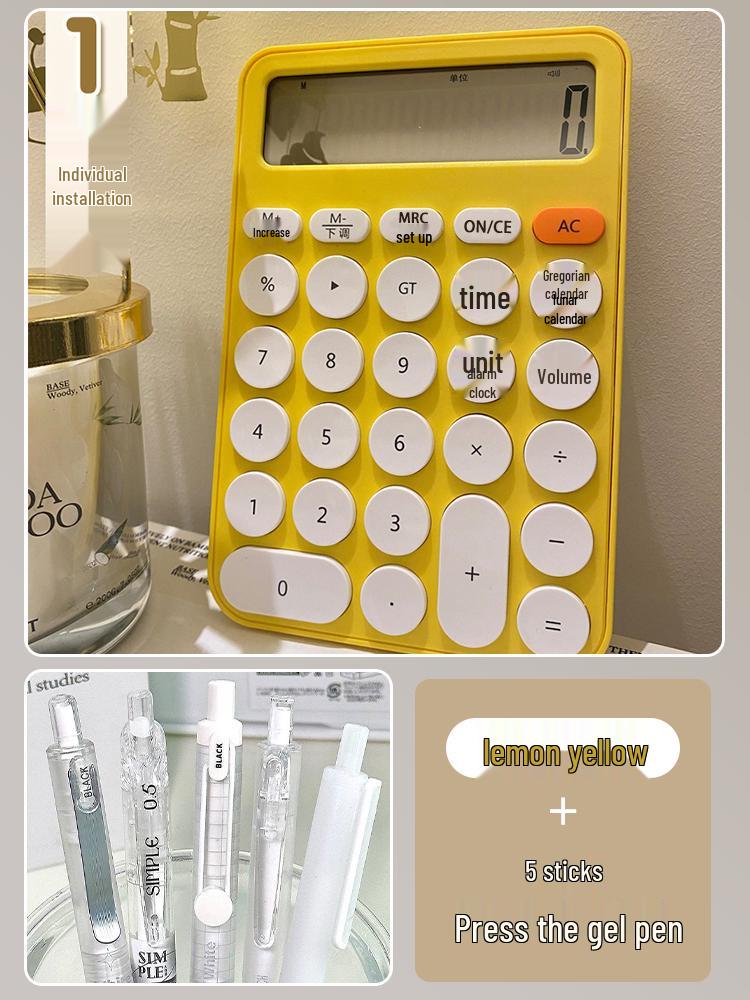 High-Value Mini Calculator: Goddess Model, Office-Specific, Voice-Enabled, for Cute and Stylish Girls