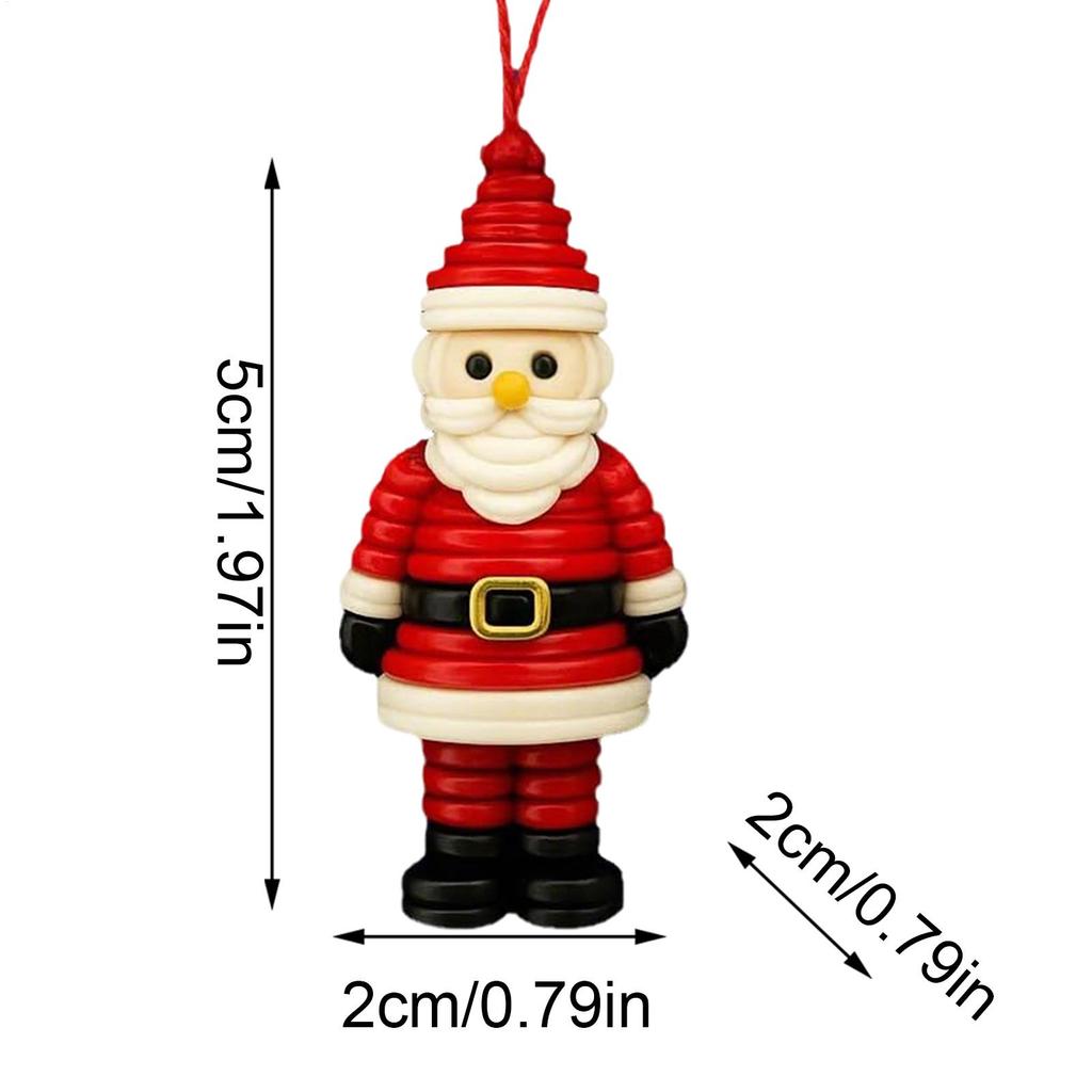 Button Christmas Tree Ornament Kits Hangable Santa Angel Snowman Christmas Tree Pendant Pendant Charm Decoration Craft Making