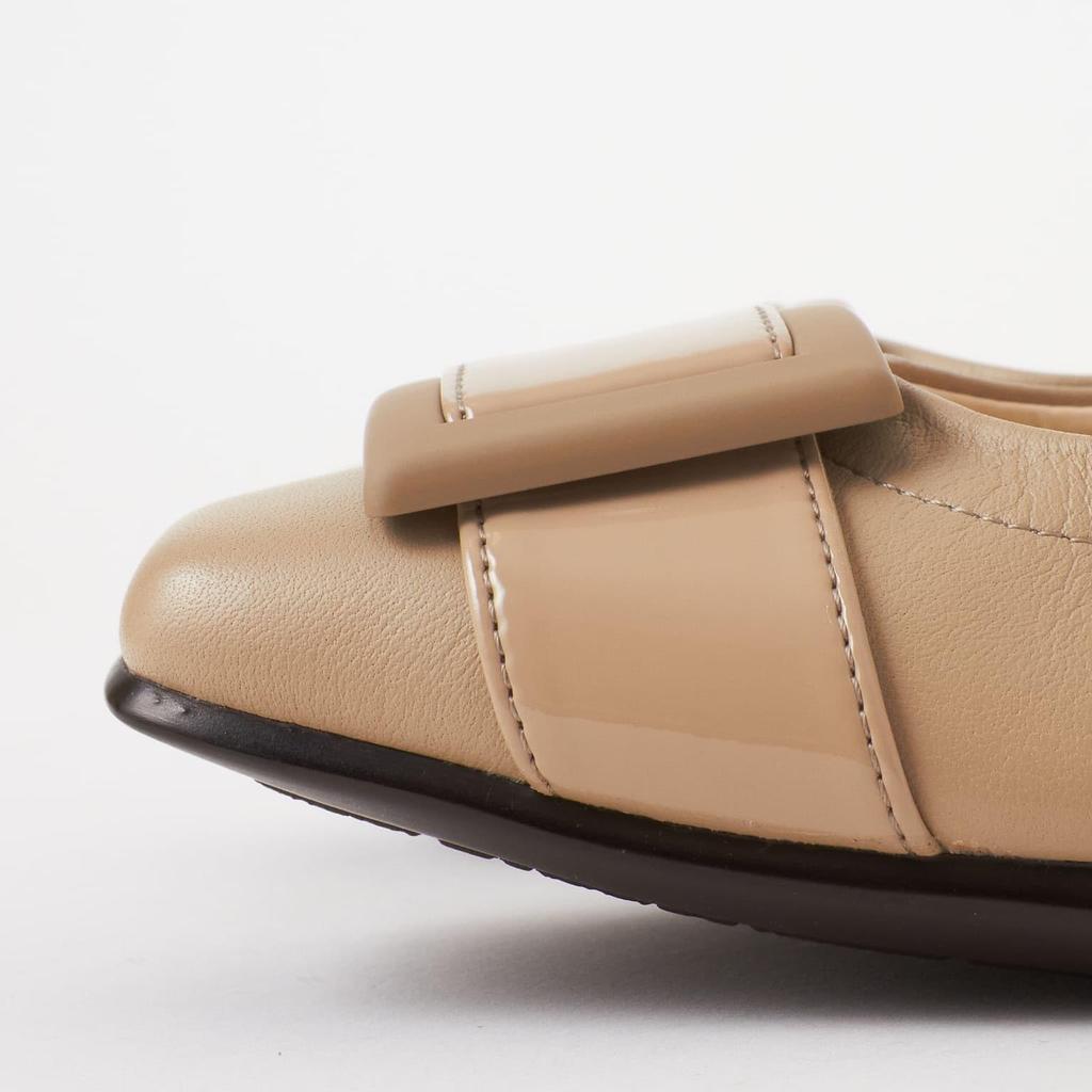 WELLFIT Low Heel Flat Made In 118034700008 [Diana] Shoes, Japan, Beige, 22.0cm,