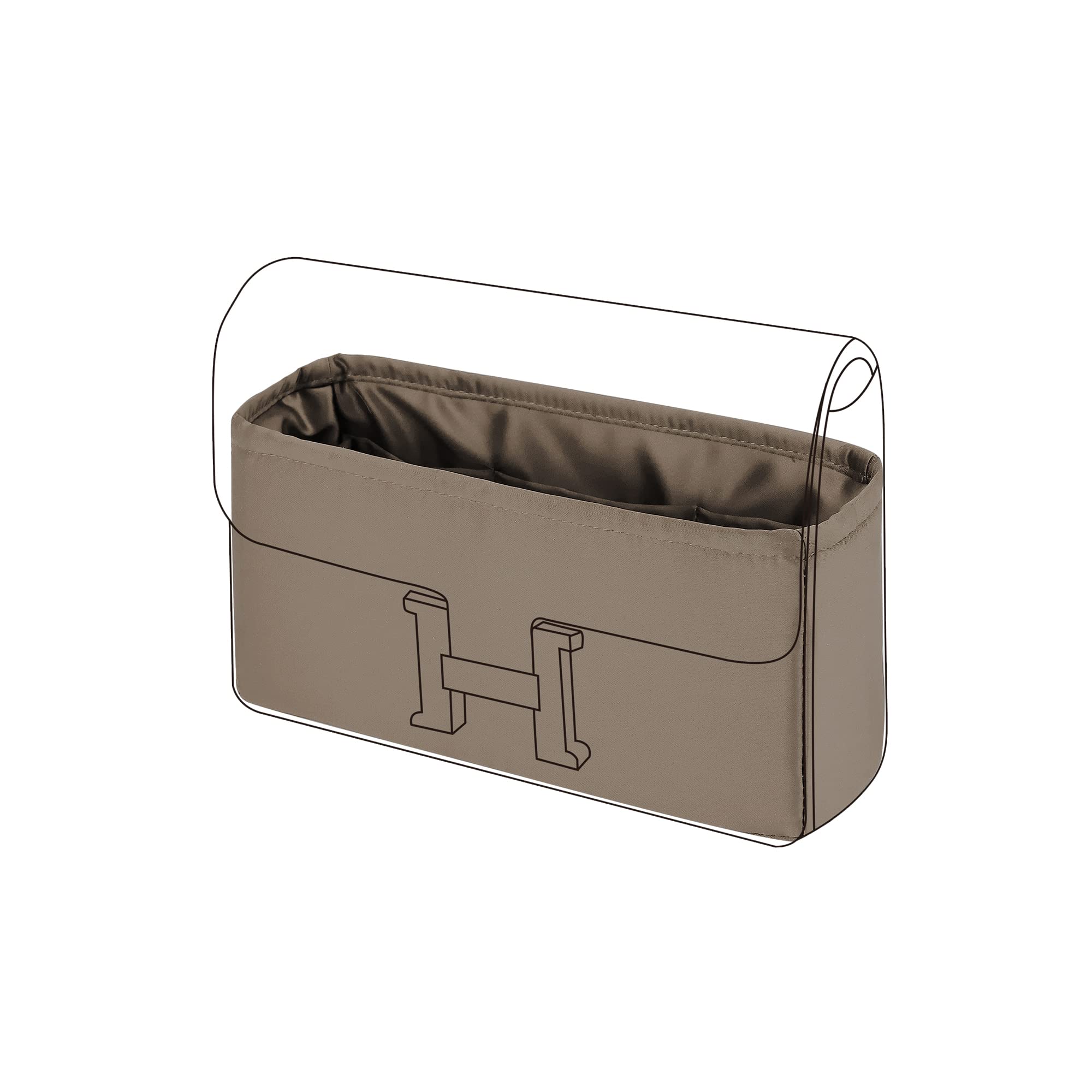 

Внутренняя сумка DGAZ, Роскошная сумка-тоут из шелкового атласа для сумок Constance 18/19/23/24 (Этуп, Нью-Констанс 23/24)