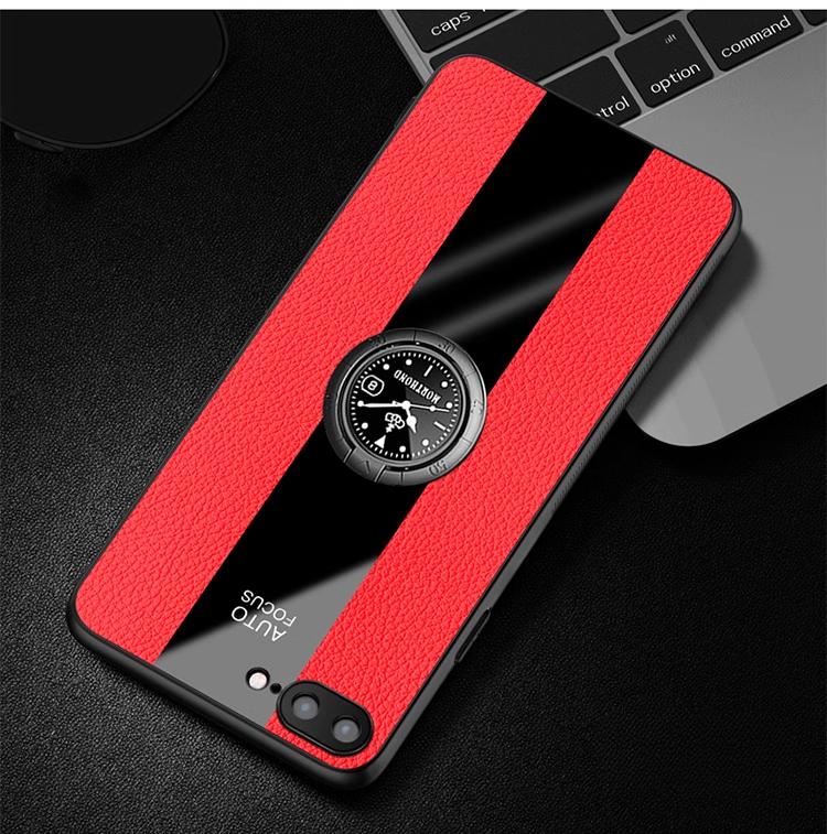 

Чехол для iPhone 16e, чехол из искусственной кожи, магнитное кольцо, подставка, держатель, чехол для iPhone 16 Plus, 16Pro Max, 16 E, матовый чехол, силиконовый мягкий бампер for iPhone 16Pro Max красный