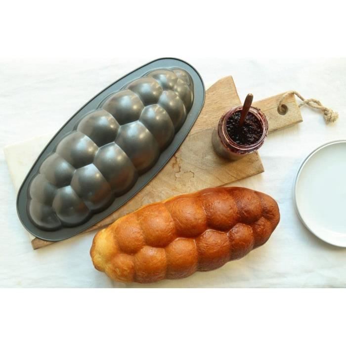 Patisse moule à brioche tressée - 28 x 28 x 18 cm