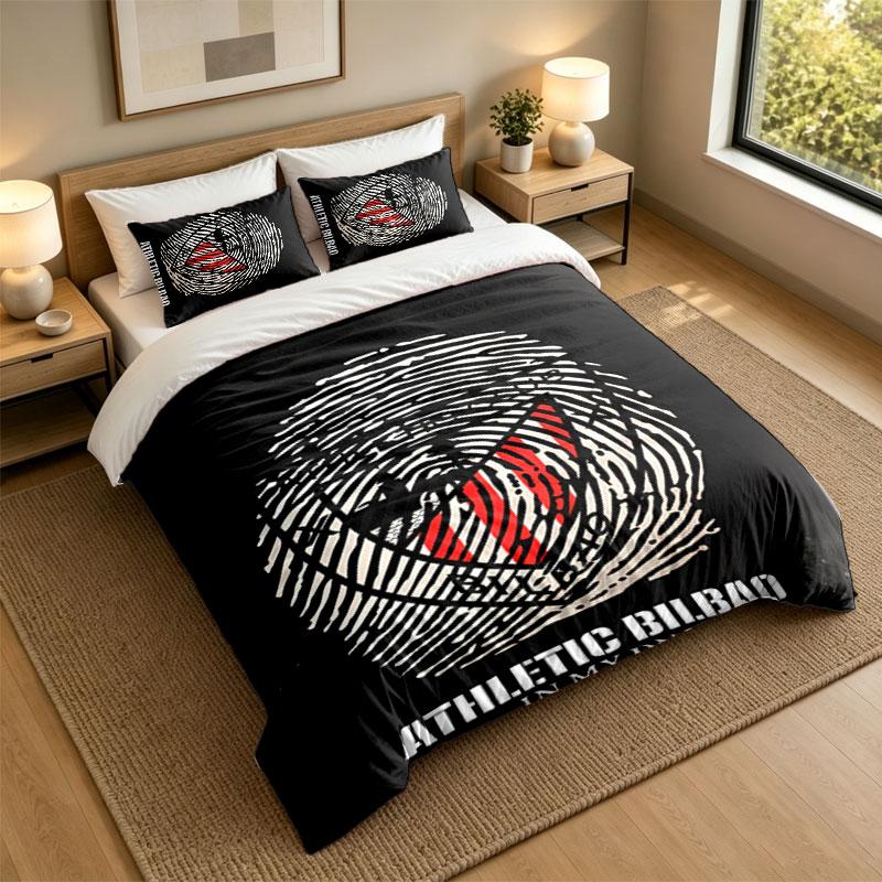 3-teiliges Bettwäsche-SetAthletic Bilbao Weiche Bettlaken und zwei Kissenbezüge Heimschlafzimmer Dekoration