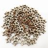 100pcs DIY Handicraft Decoration Wedding Decor Wooden Star Mixed Cutout Discs for Arts Scrapbooking Ornament Crafts