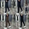 Athleisure Pants For Men With High Elastic Cotton Fabric For Casual Daily Wear