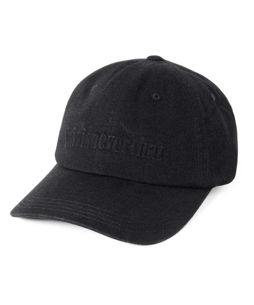 THISISNEVERTHAT Onyx Embossed Denim Cap Black