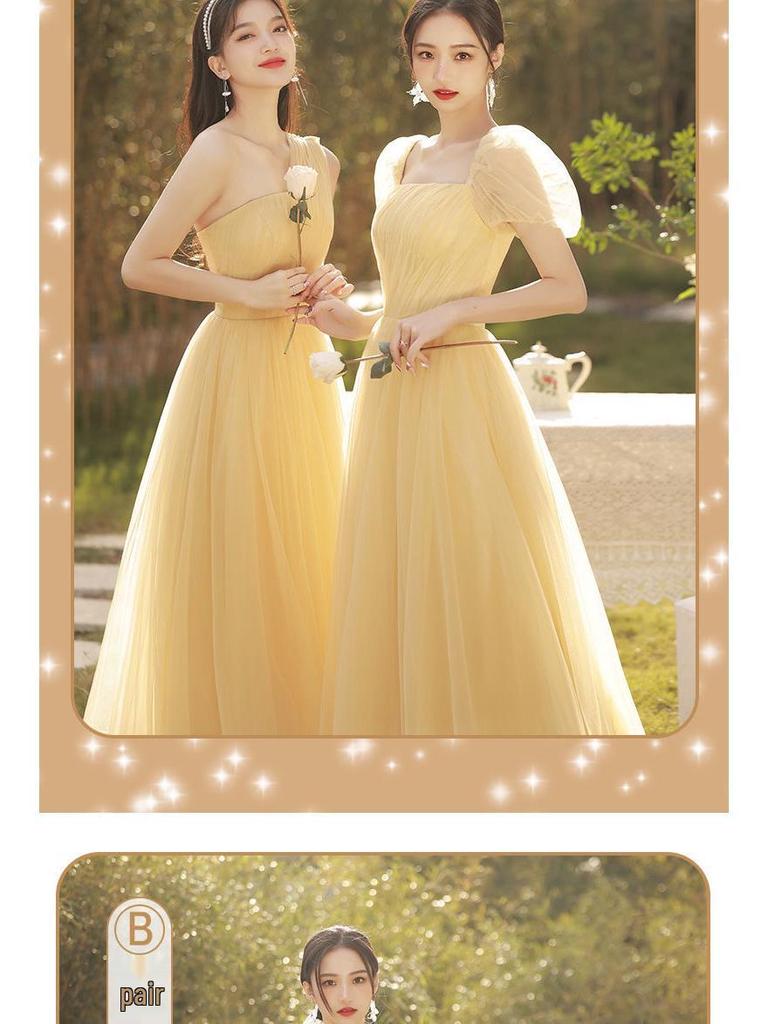 Mori Stil 2025 Herbst Brautjungfernkleid: Elegantes Feen-Abendkleid für Damenabschlussfeiern und besondere Anlässe