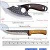 2pcs Kitchen Knives Hand Forged Sharp Stainless Steel Meat Cleavers Butcher Boning Knife Household Multifunctional Kitchen Chopper