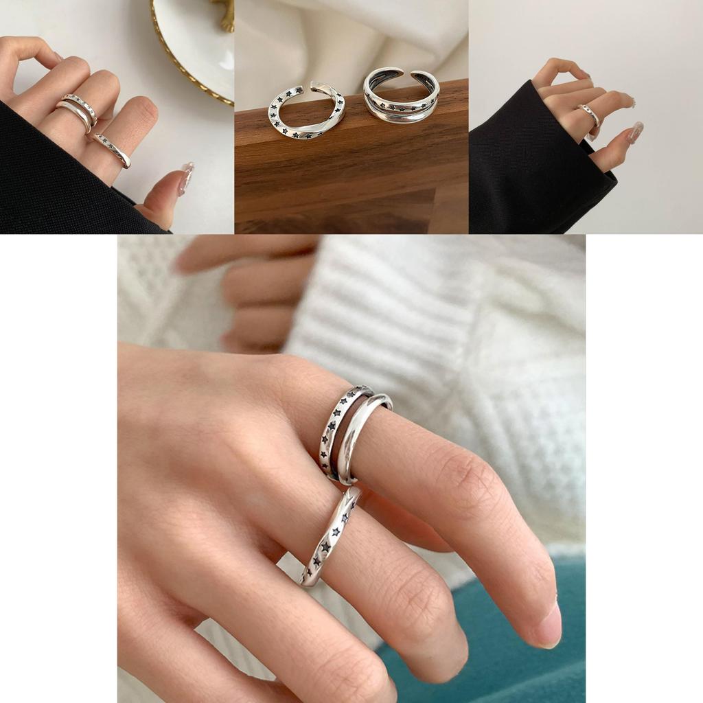 Fashionforward Mobius Star Doodle Ring For Women In Adjustable Copper Ideal For Chic Accessories Layered