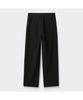 Keoseuuteommellou Black Loose Fit Seersucker Pants Cwpam26324Bkx