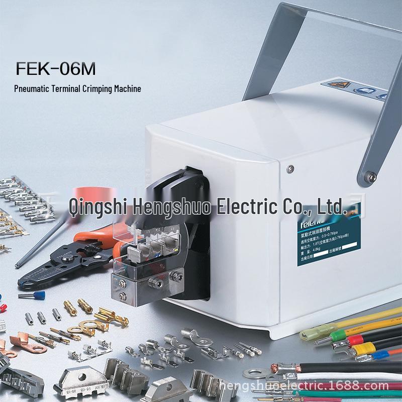 Fek-06M Pneumatic Crimping & Wire Stripping Machine with Automatic Functionality. FEK-06M