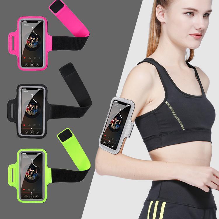Unisex Universal Armband for Apple & Huawei: Outdoor Fitness, Running, Touchscreen Mobile Arm Sleeve.