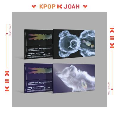(АЛЬБОМИ WEVERSE ver.) LE SSERAFIM [CRAZY] 4-й МІНІАЛЬБОМ