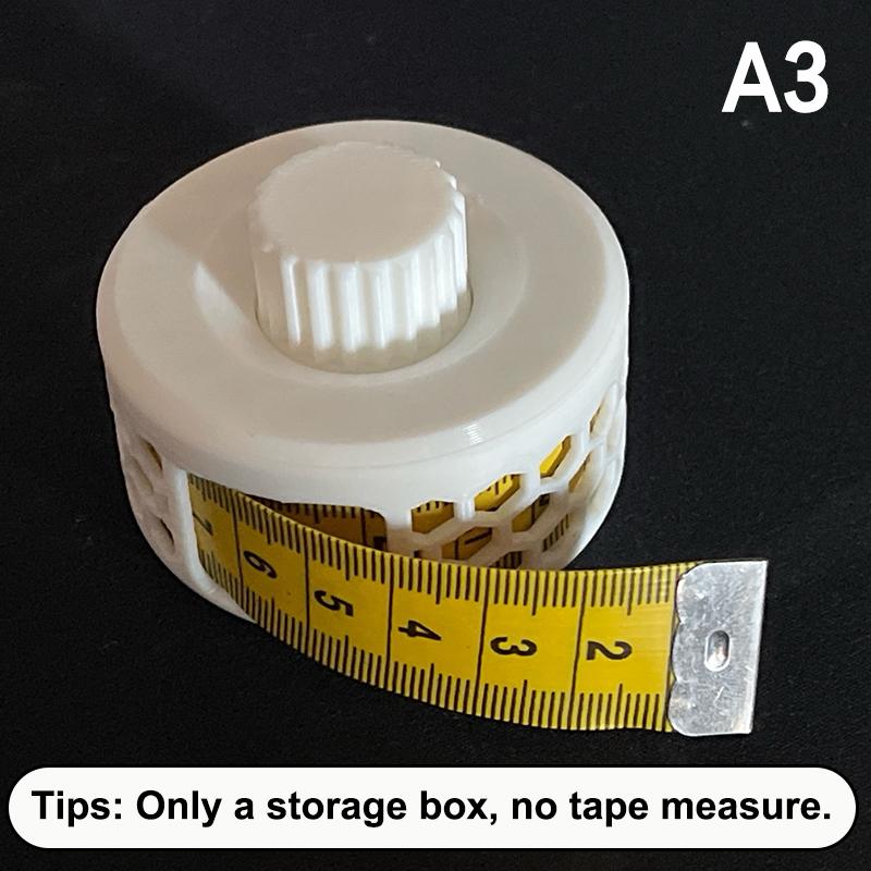 

Sewing Tape Measure Storage Box Space-saving Flip-Top Card Slot Design Desk Drawer Organizer For Home/Office Supplies Organizer