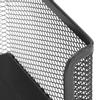 Office Business Metal Mesh Sticky Note Box Desk Shelf Card Holder Case Stand Organizer