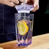 High-Value Five-Pointed Star Glass Cup: Portable Straw Student Drinkware for Coffee, Milk, Water