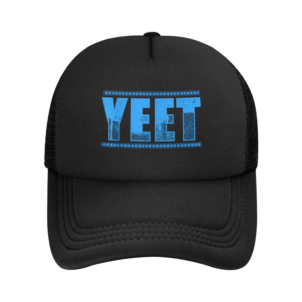 Jey Uso Yeet Mesh Baseball Caps Men Women Sport Trucker Hat  Hat Adjustable Snapback Caps Sun Caps Autumn Trucker Cap
